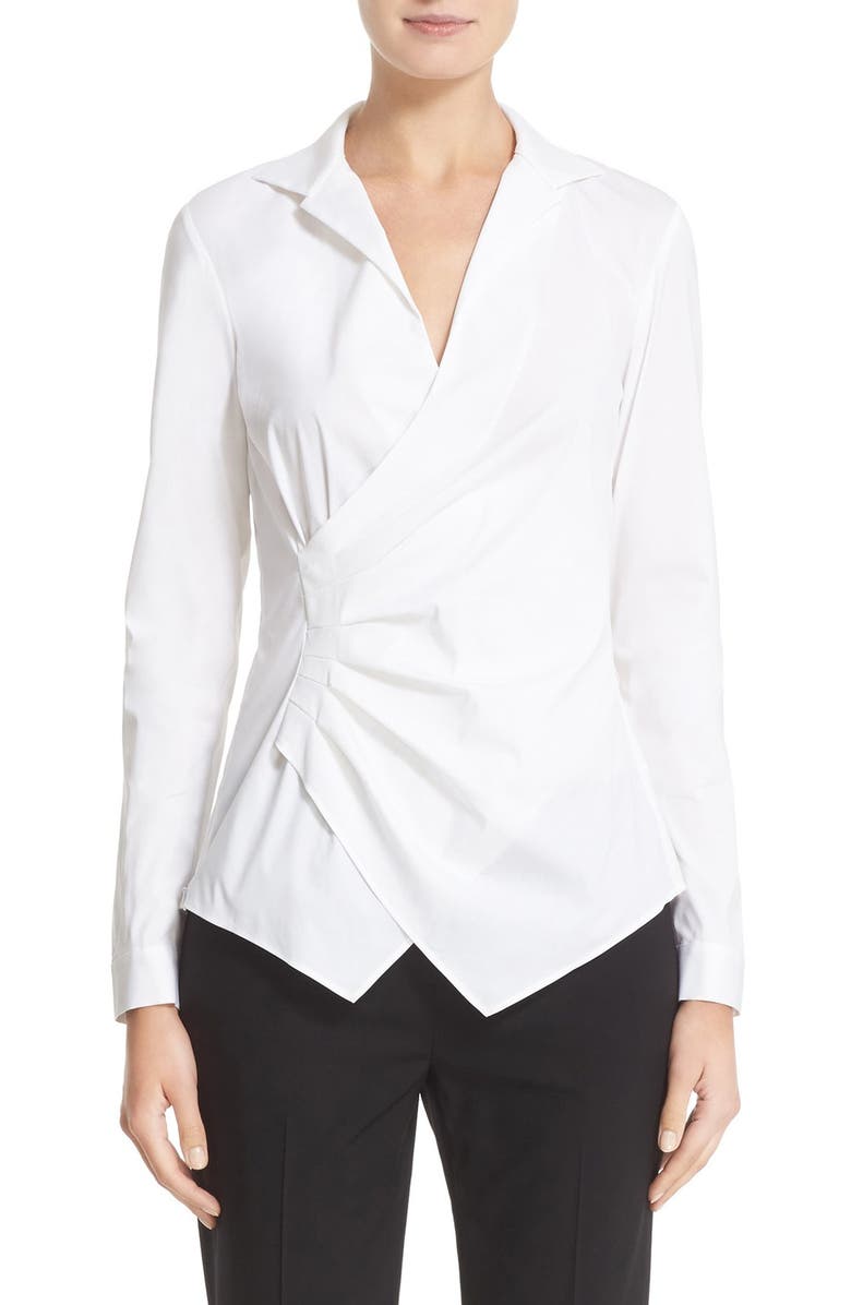 Lafayette 148 New York 'Iconic Collection - Odetta' Stretch Cotton ...