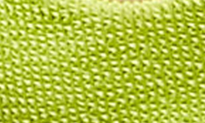 Shop Topshop Textured Scoop Neck Bikini Top In Light Green
