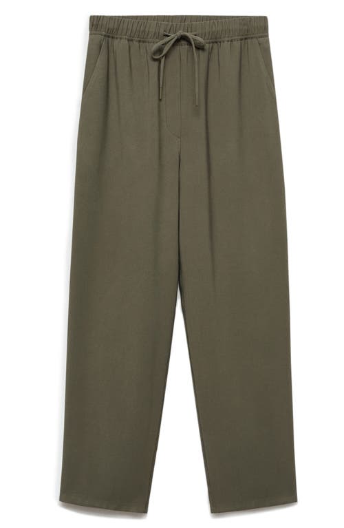 MANGO MANGO ELASTIC WAIST JOGGER TROUSERS