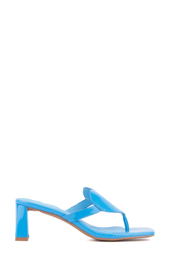 Shop Olivia Miller Lover Gurl Sandal In Neon Blue