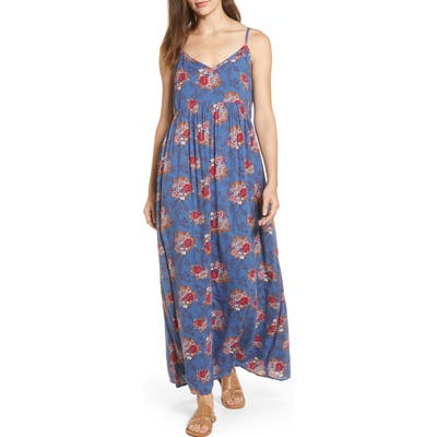 Caslon Print Slip Maxi Dress