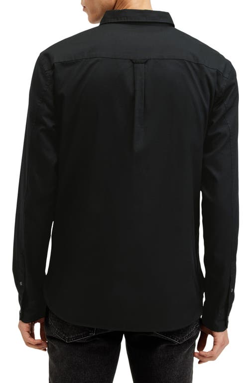 Allsaints Hawthorne Shirt In Black