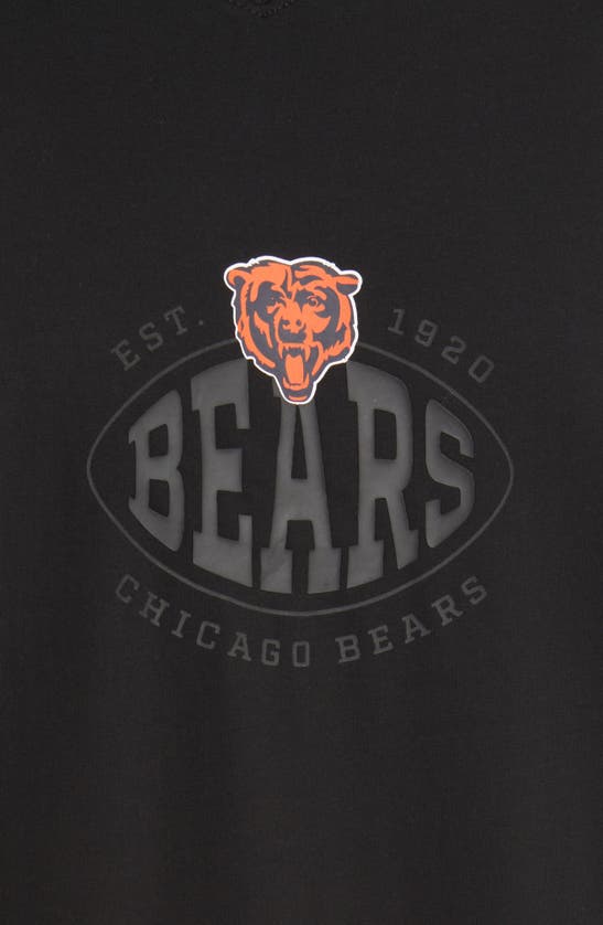 Shop Hugo Boss Boss X Nfl Tackle Graphic T-shirt In Chicago Bears Black