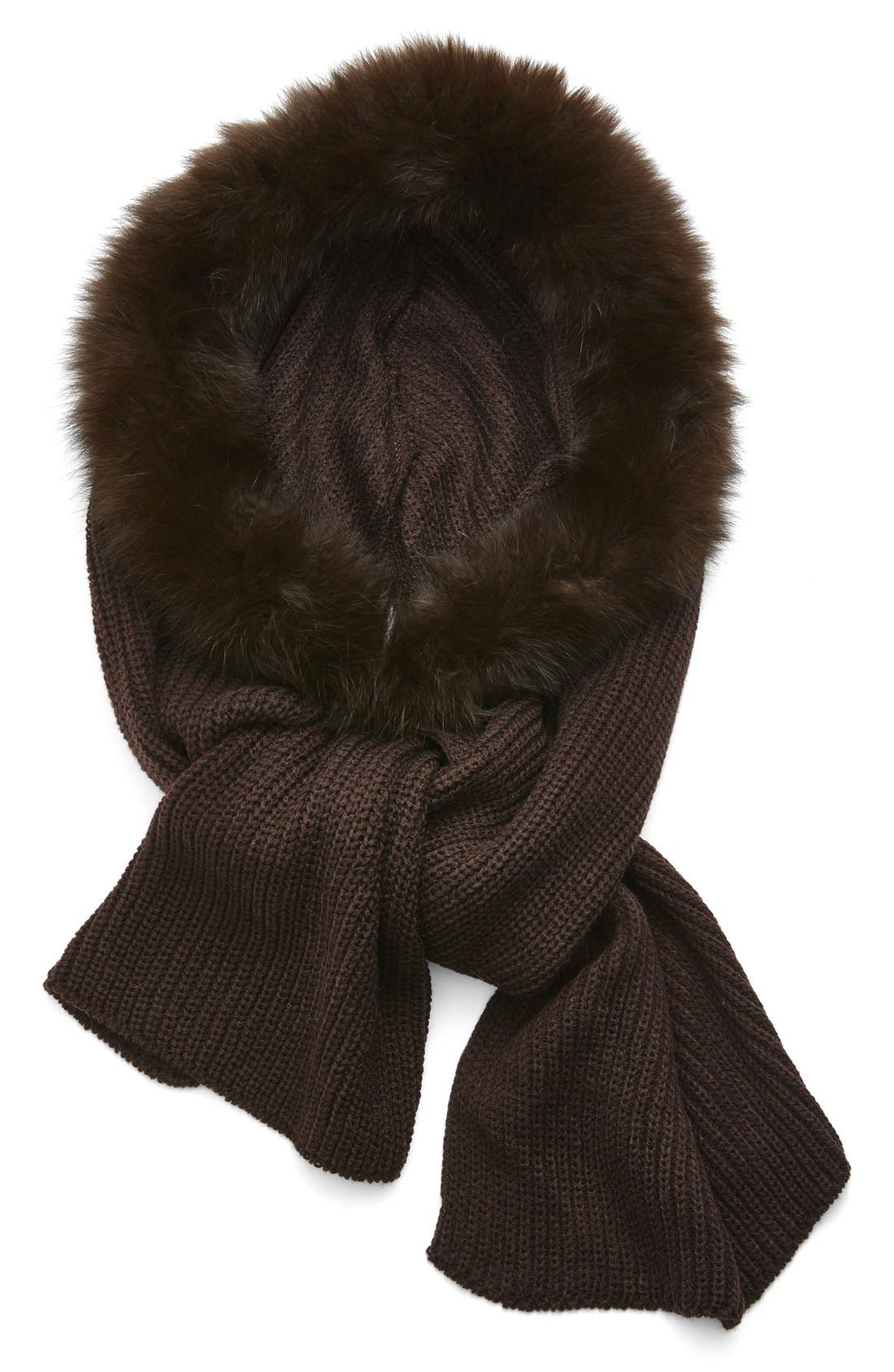 Dena Faux Fur Hood & Scarf Nordstrom