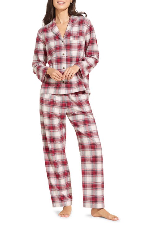 Plaid Cotton Flannel Pajamas