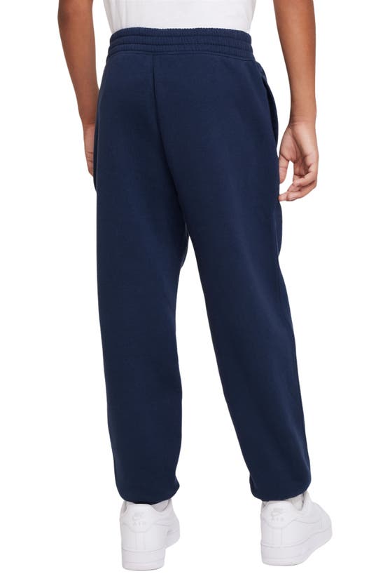 Nike Kids' Culture Of Basketball Sweatpants In Midnight Navy/ White