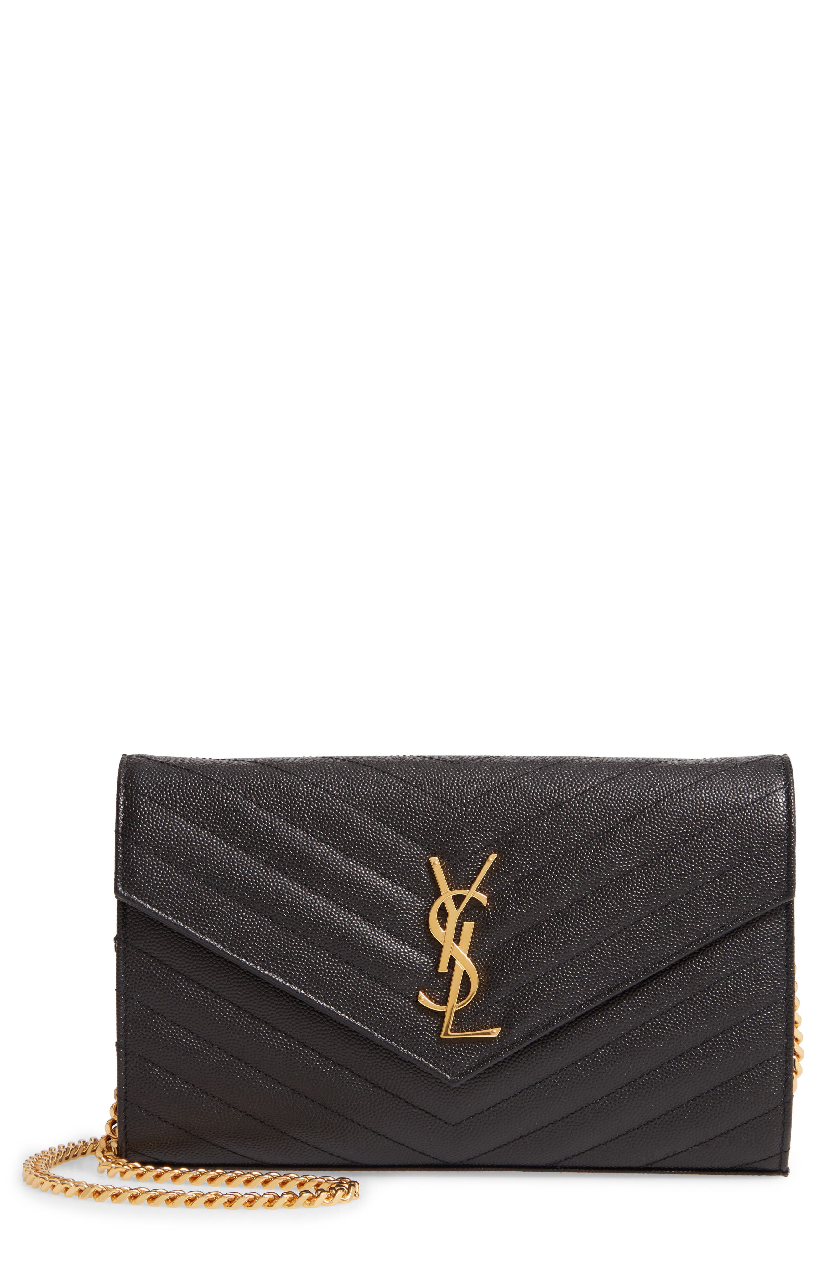 saint laurent monogram wallet