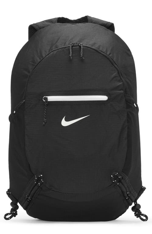 Nike Stash Backpack in Black/Black/White