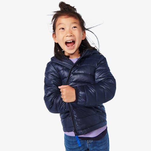 Primary Baby Lightweight Puffer Jacket In Navy