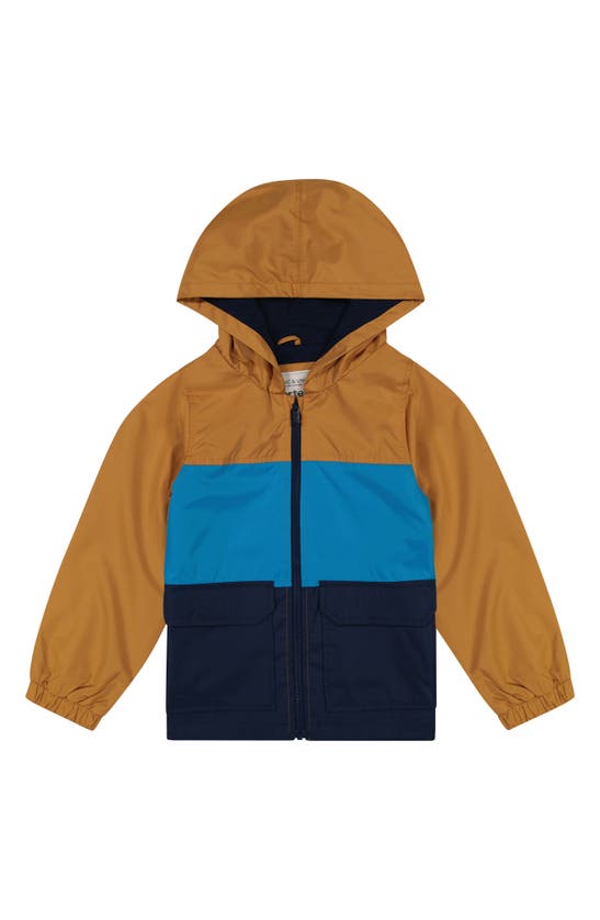 Oshkosh B'gosh Kids' Colorblock Singlet Jacket In Camel