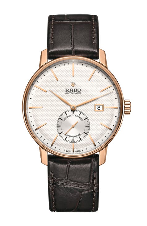 Rado watch best sale leather belt