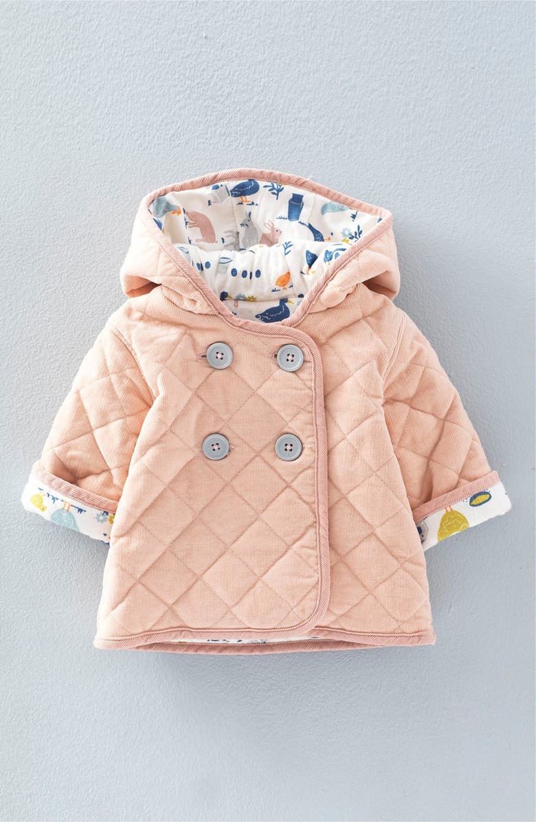 Mini Boden 'Pretty' Quilted Corduroy Jacket (Baby Girls & Toddler Girls ...