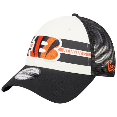 Men's Cincinnati Bengals New Era White Botanical 9FIFTY Snapback Hat