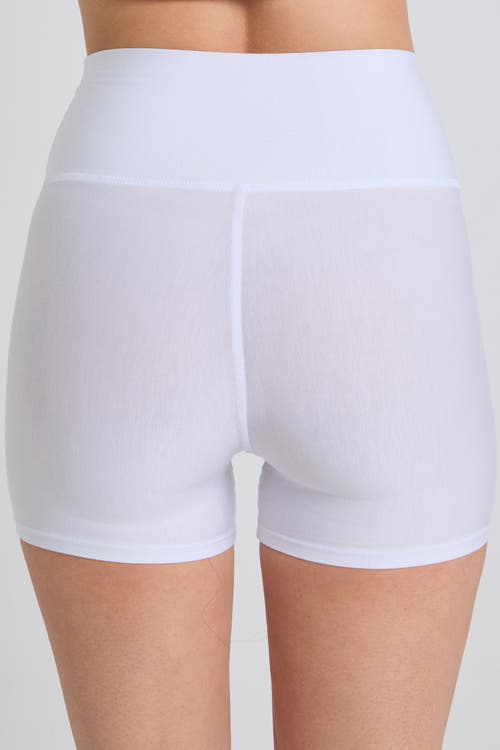 Goldie Byrd All Day Liner Shorts In White