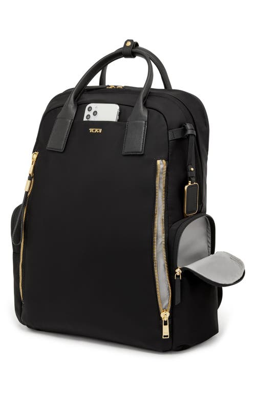 Tumi Atlanta Backpack In Black/gold