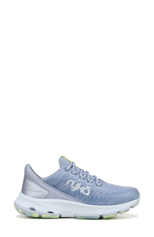 Ryka Devo X Plus Womens Lace-up Mesh Running & Training Shoes In Dusty Blue