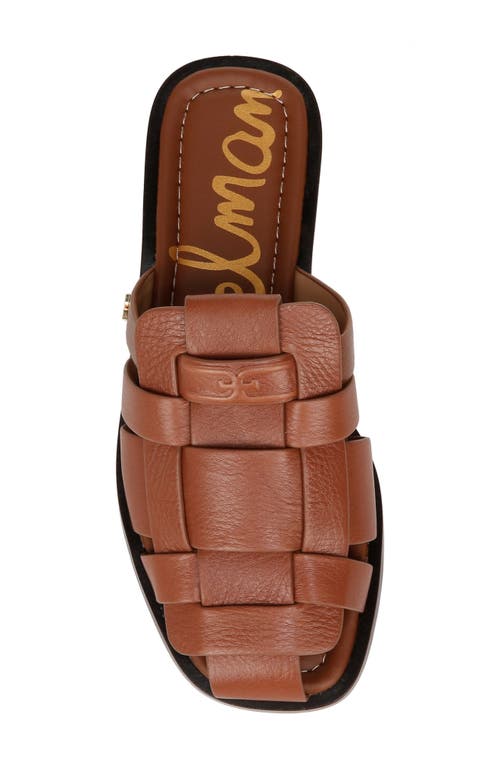 Sam Edelman Dina Slip On Mule Saddle Leather In Saddle