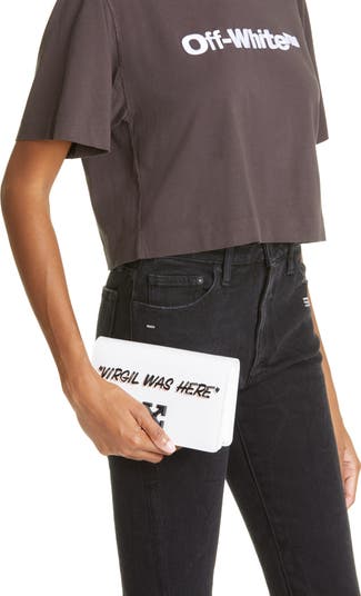 Off-White c/o Virgil Abloh Jitney 0.5 Leather Bag in Black