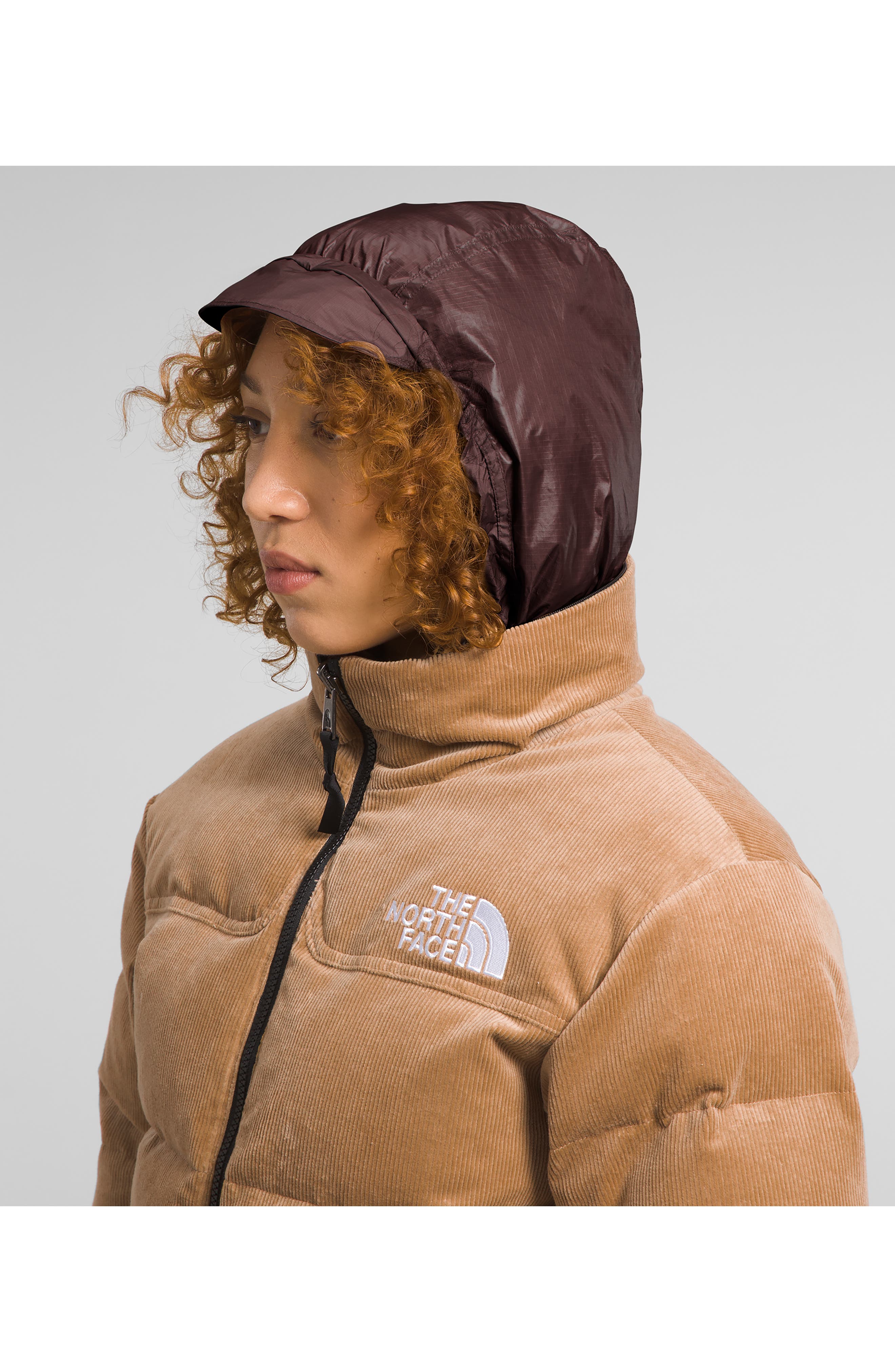 The North Face 1992 Reversible 2-in-1 Nuptse 600 Fill Power Down Jacket in  Almond Butter/Coal Brown