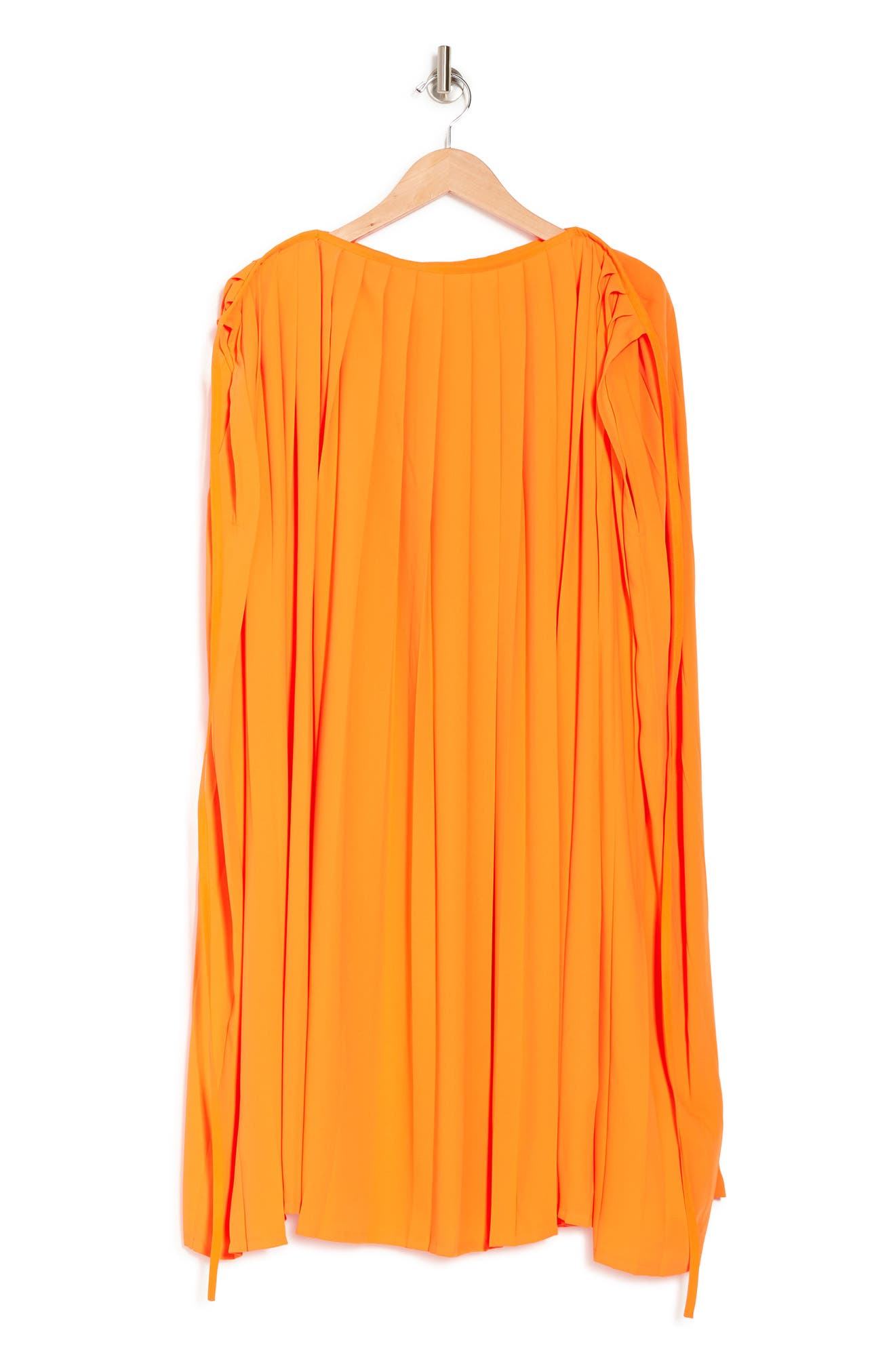 Maison Margiela Boatneck Mesh Lace Shift Dress In 914 Orange