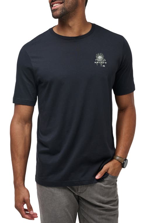 TravisMathew All Day Rain Graphic T-Shirt in Black 