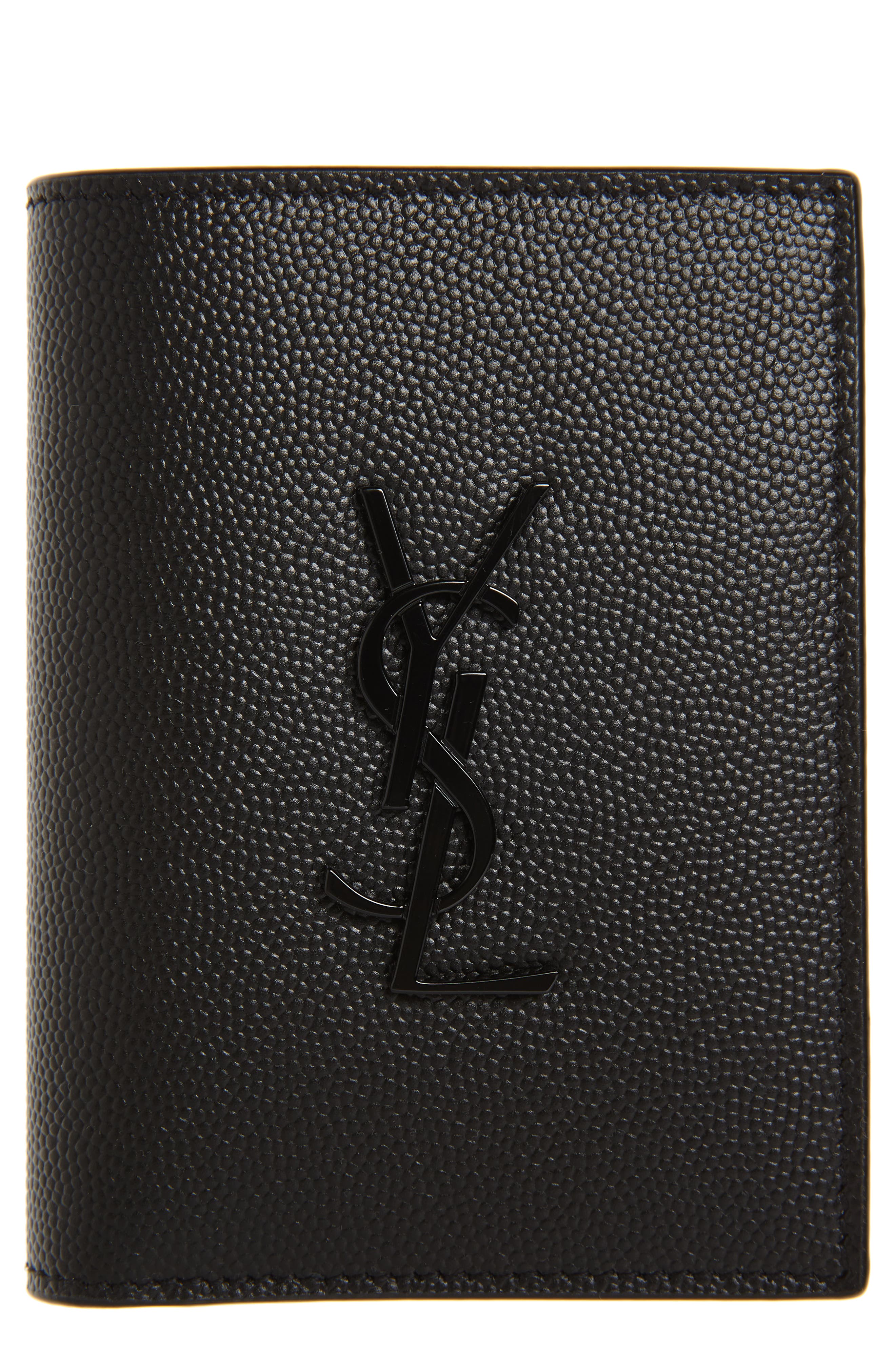 ysl wallet leather