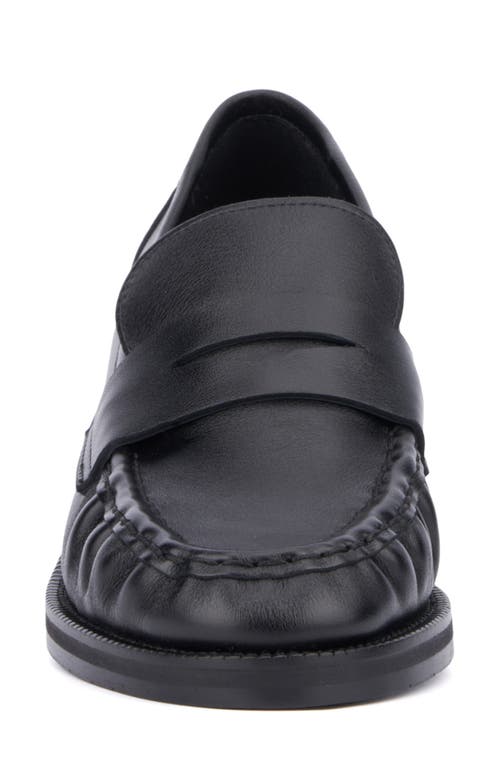 Aquatalia Josette Penny Loafer Pump In Black