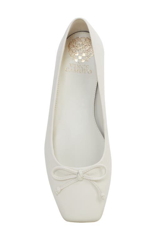 Vince Camuto Corrine Ballet Flat In Creamy White