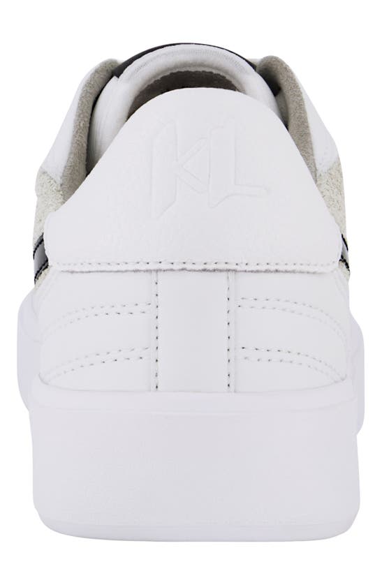Shop Karl Lagerfeld Paris Side Kick Low Top Sneaker In White