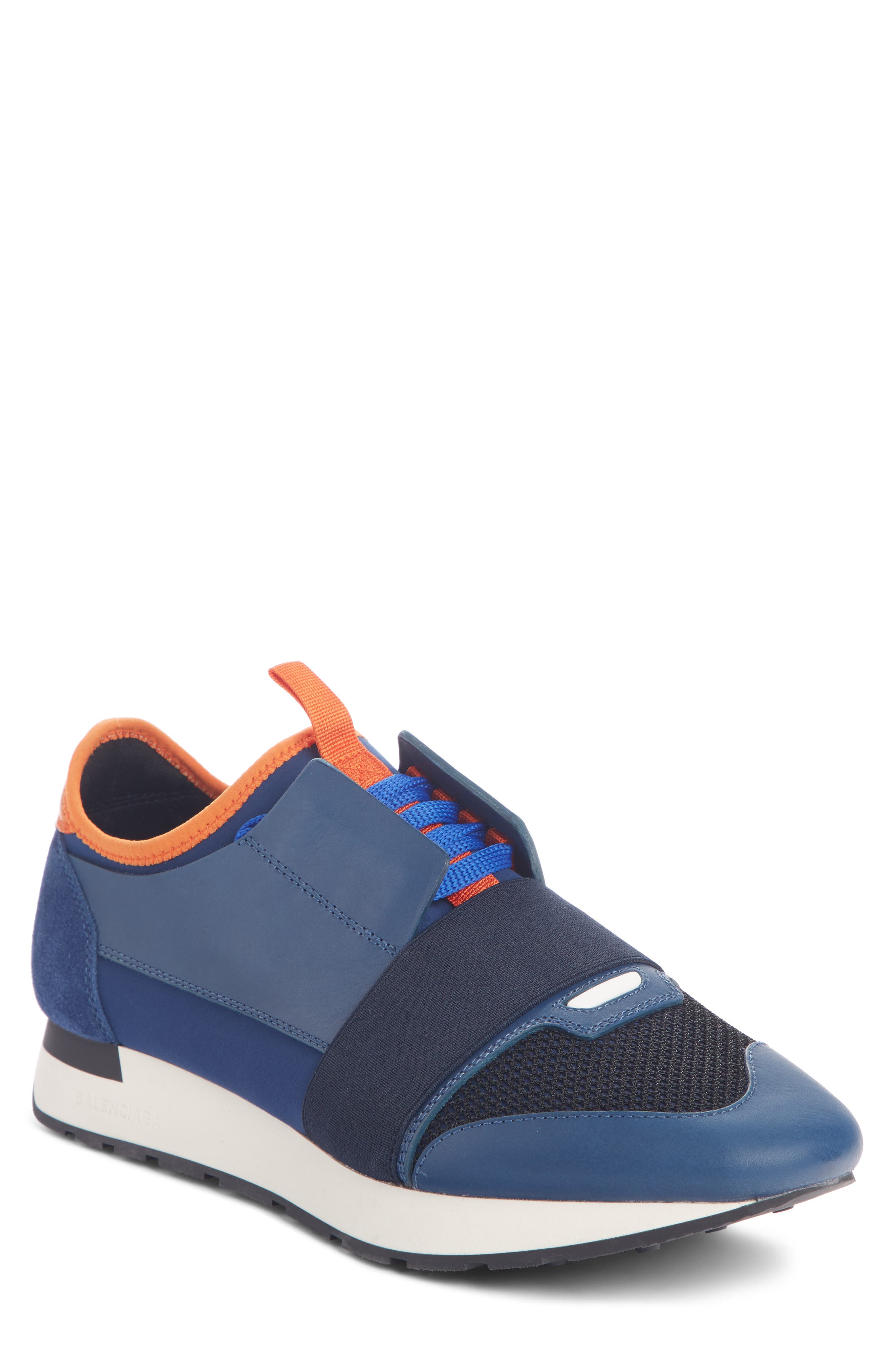 balenciaga race runners mens orange