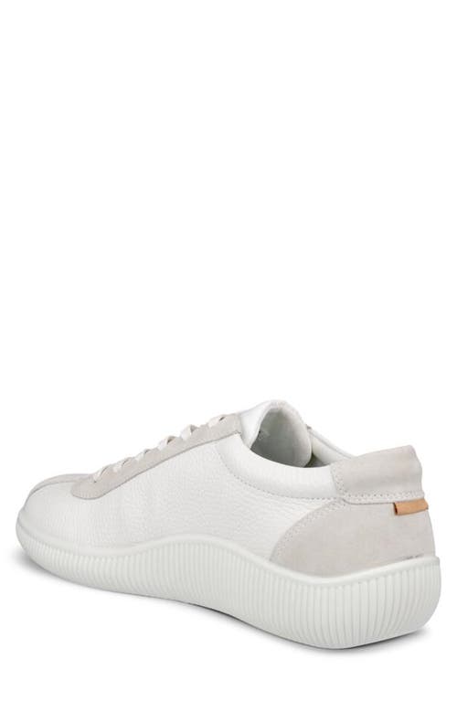 Ecco Soft Zero Sneaker In White/shadow White