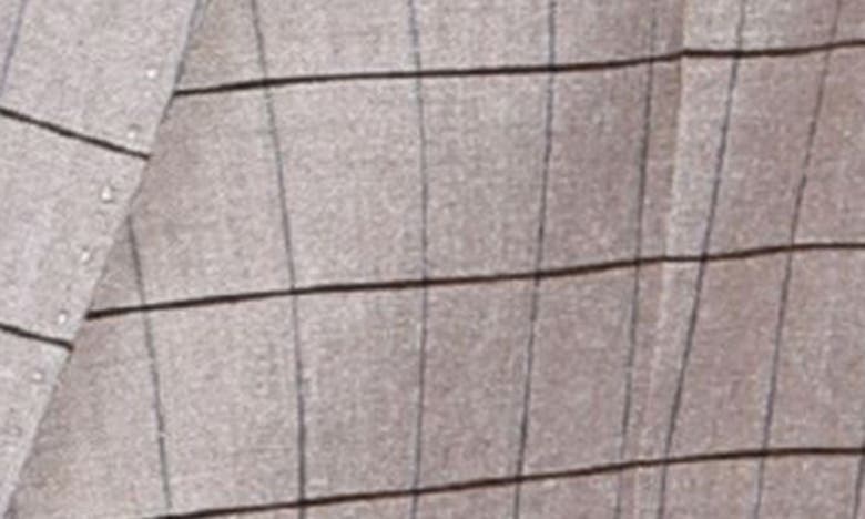 Tailorbyrd Mini Windowpane Sport Coat In Khaki