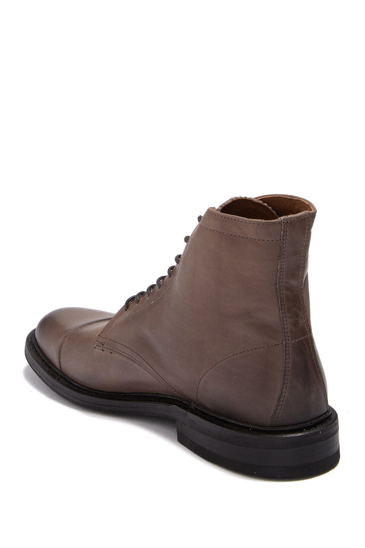 frye seth cap toe leather boots