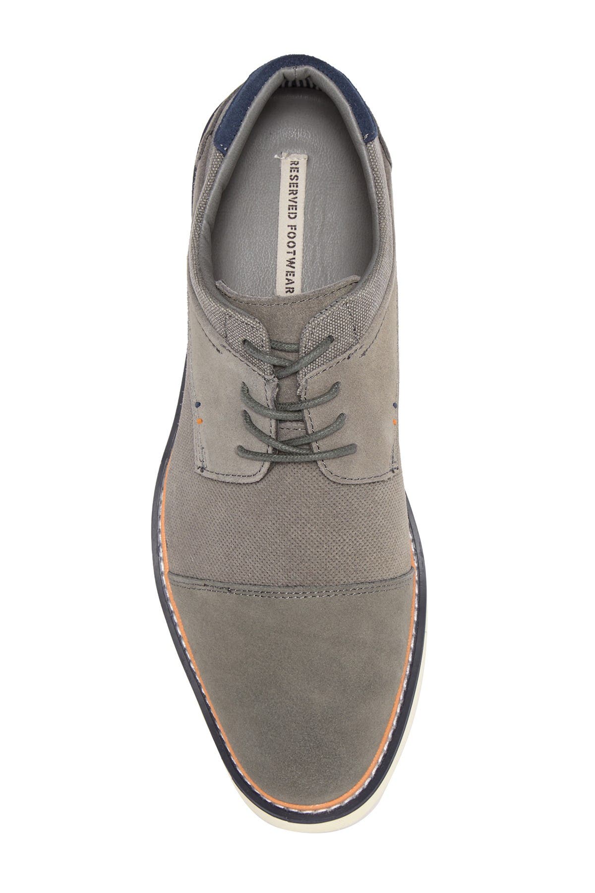 reserved footwear textured derby