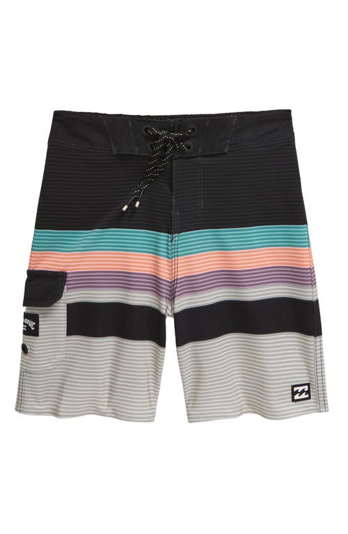 Billabong Kids' All Day Stripe Pro Board Shorts at Nordstrom