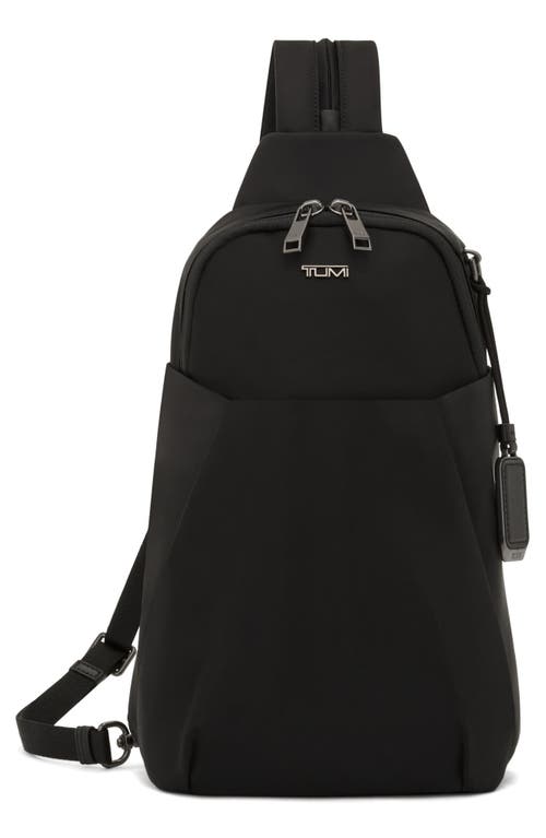 Tumi Kileen Convertible Sling Bag in Black/Gunmetal at Nordstrom