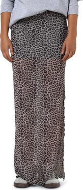 Noisy may Lesley Print Maxi Skirt Nordstromrack