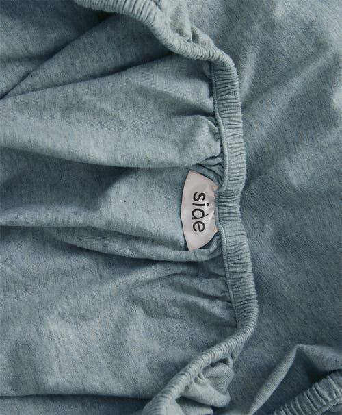 Pact Organic Favorite Tee Jersey Fitted Sheet In Smoke Heather