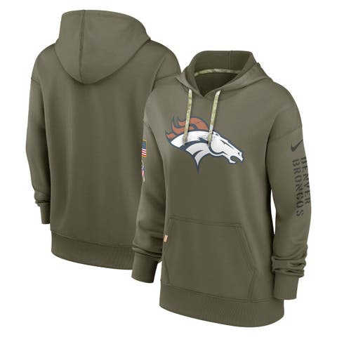 Women's Tommy Hilfiger Cream/Orange Denver Broncos Harriet Pullover Hoodie Size: Extra Large