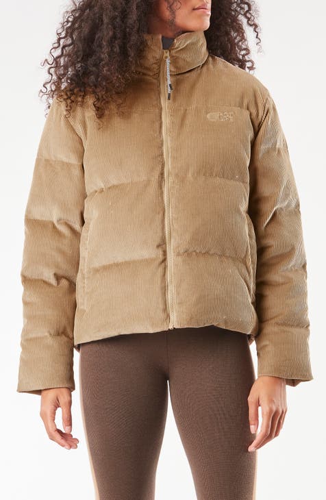 Nury Organic Cotton Corduroy Puffer Jacket