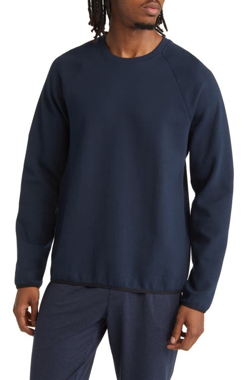 Powertek Crewneck Sweatshirt in Navy Sapphire