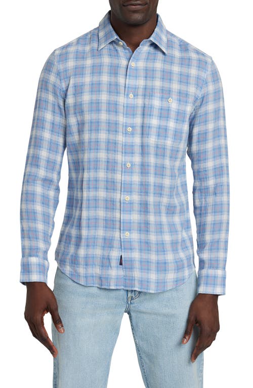 Faherty Tropical Cotton Button-Up Shirt Plaid at Nordstrom,