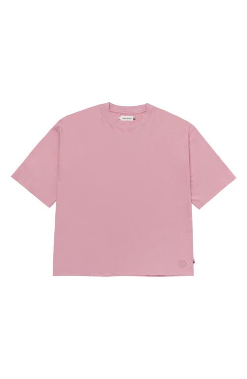 Shop Honor The Gift Crest Logo Embroidered Box T-shirt In Pink