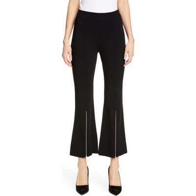 Stella Mccartney Zip Detail Crop Flare Pants, US / 46 IT - Black