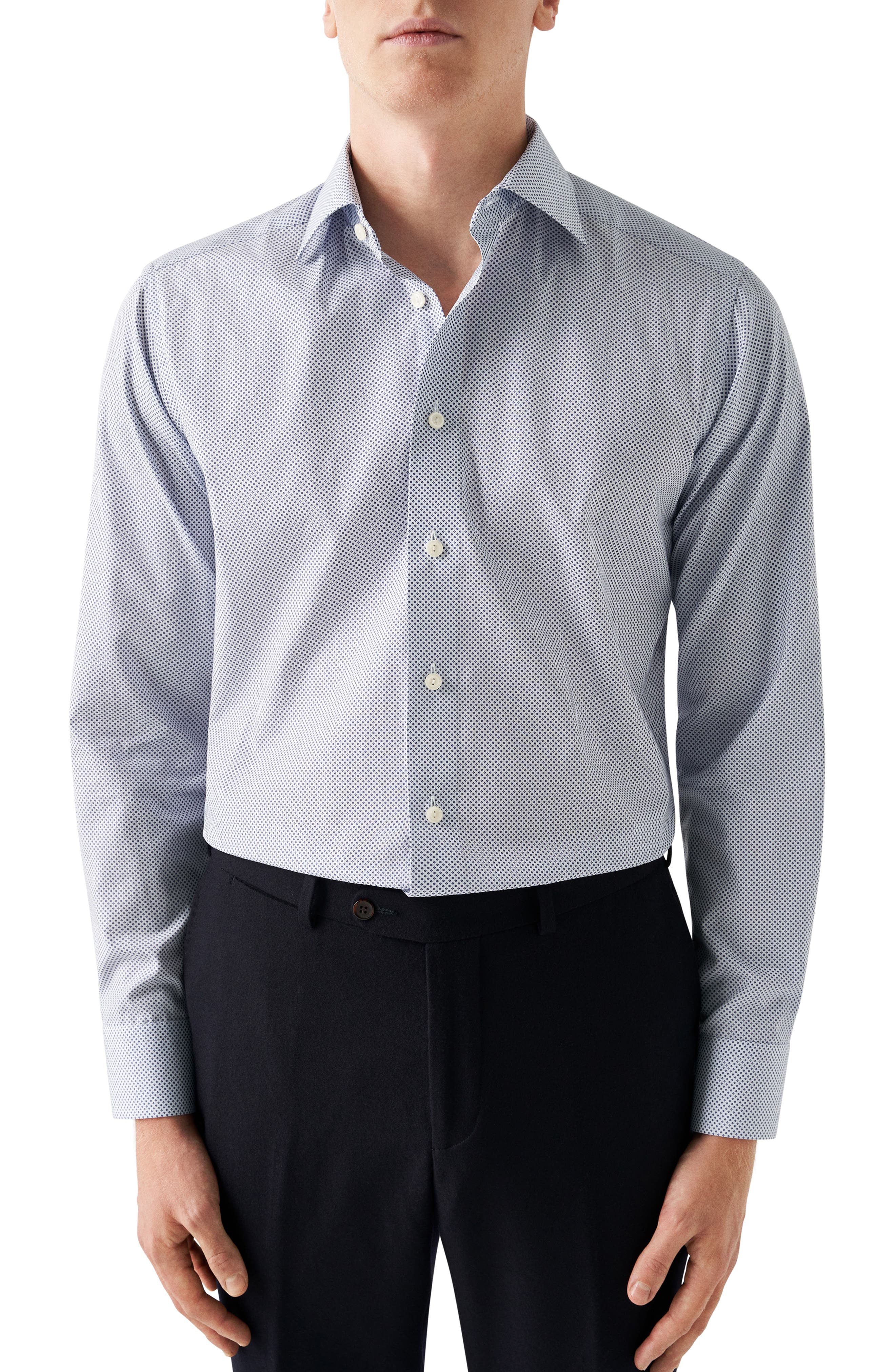 Eton Slim Fit Cotton Dress Shirt | Nordstrom