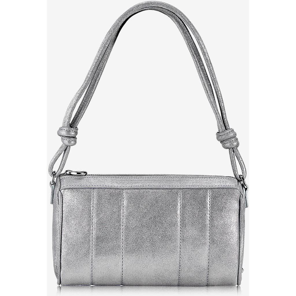 GiGi New York MAGGIE SHOULDER BAG in Gunmetal Metallic
