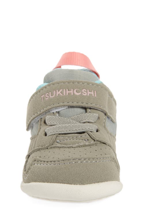 Tsukihoshi Racer Washable Sneaker In Gray/pink
