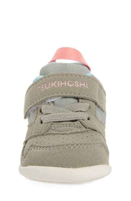 Shop Tsukihoshi Racer Washable Sneaker In Gray/pink