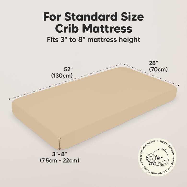 Keababies Isla Fitted Crib Sheets In Rust