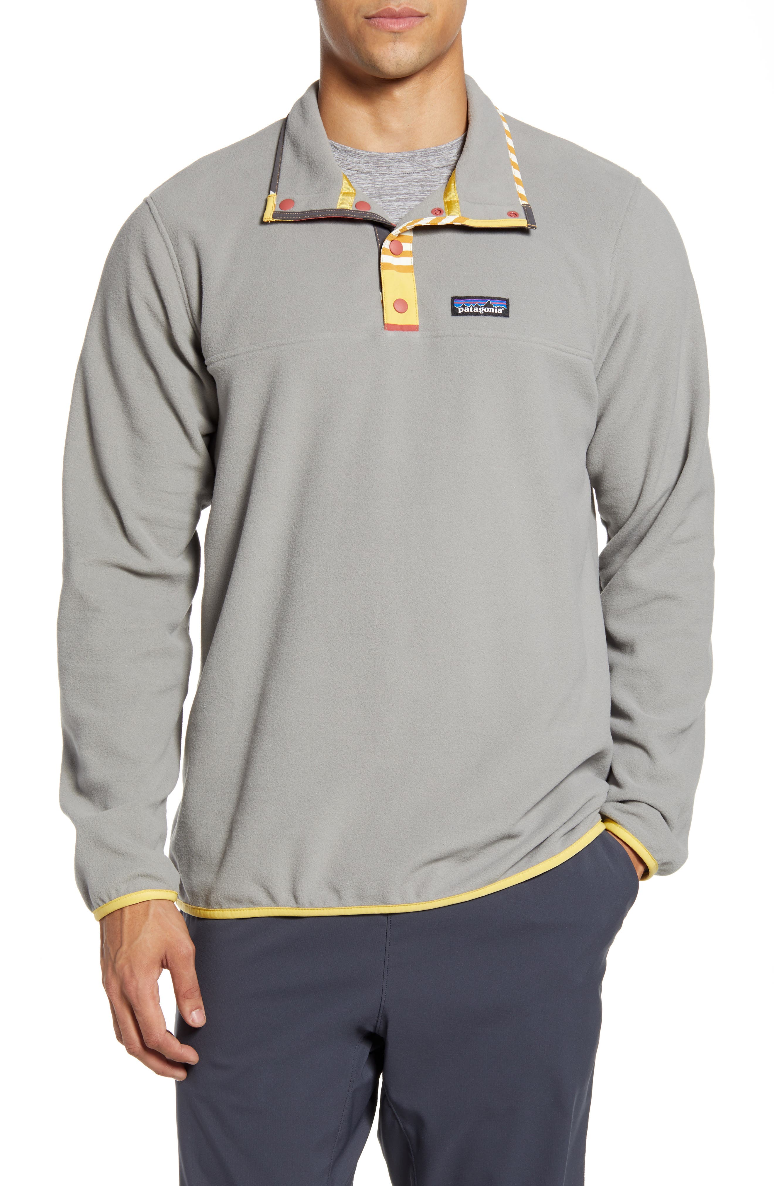 micro d fleece pullover